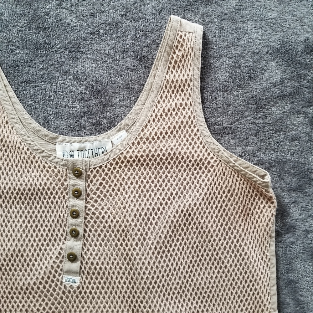 Vintage 90s mesh tank top